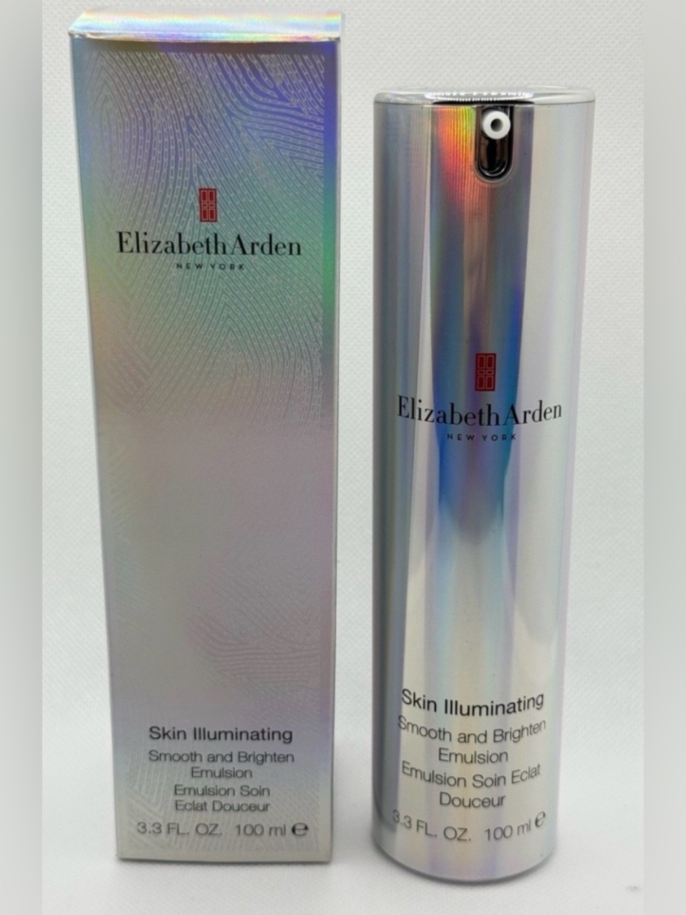 New Elizabeth Arden Skin Illuminating Emulsion — Iridescent Silver Holographic